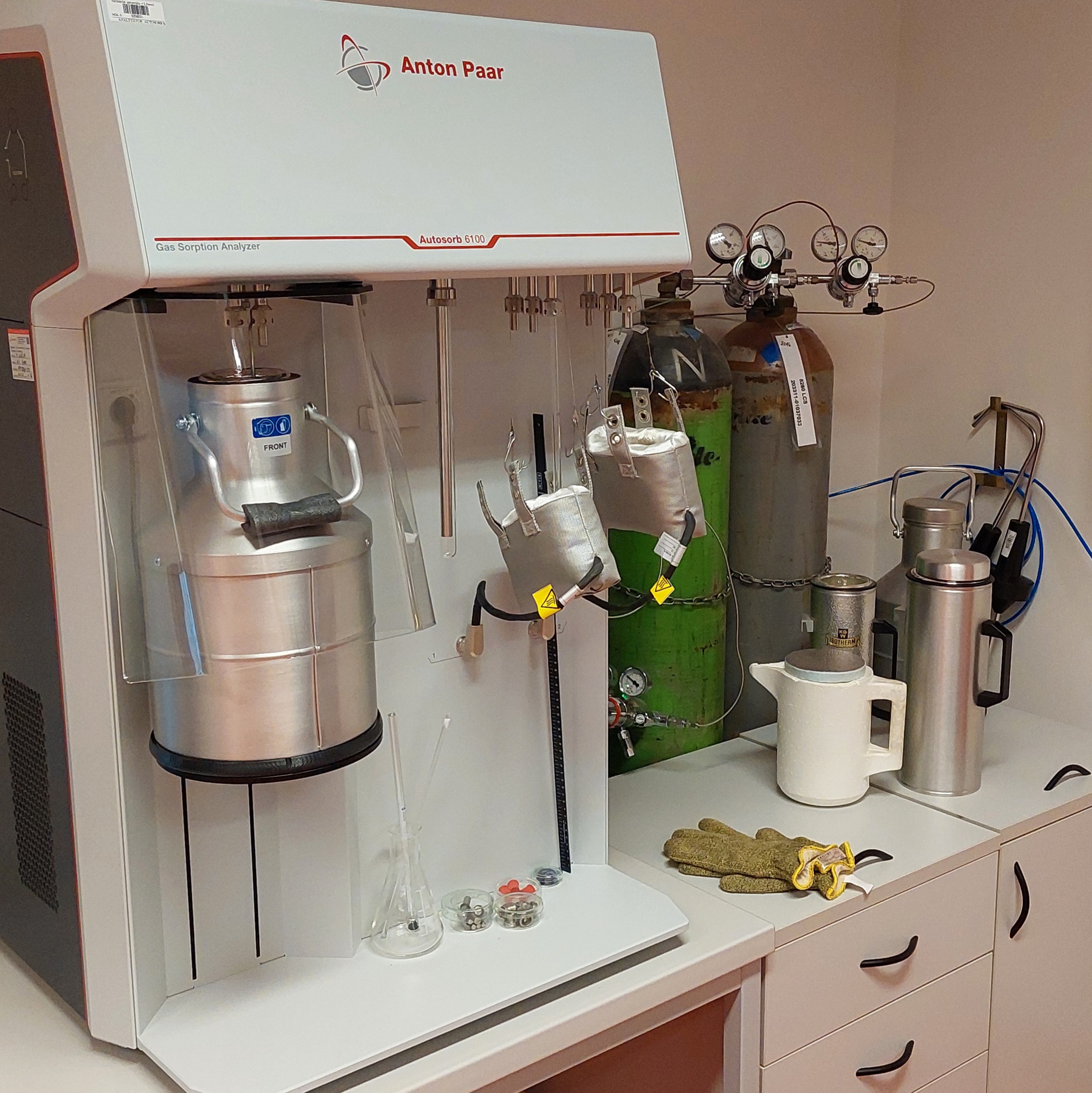 Sorpční analyzátor (Autosorb 6100, Anton Paar)
